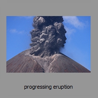 progressing eruption